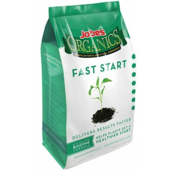 Jobe’s® Organics® 09726 Fast Start Granular Fertilizer, 4-4-2, 4 Lbs