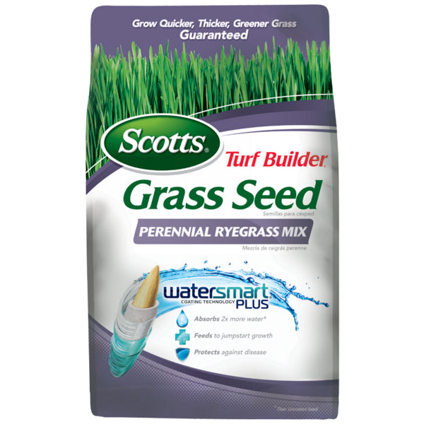Scotts 18260 Turf Builder Grass Seed Perennial Ryegrass Mix, 3 Lbs