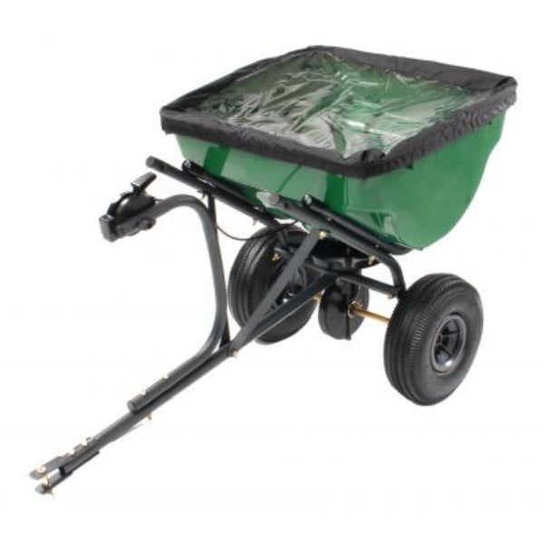 Precision® TBS4500PRCGY Broadcast Spreader with Rain Cover, 100 lbs capacity