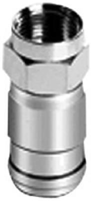 Gardner Bender Tool-Less F-Series Connector, (2-Pack)