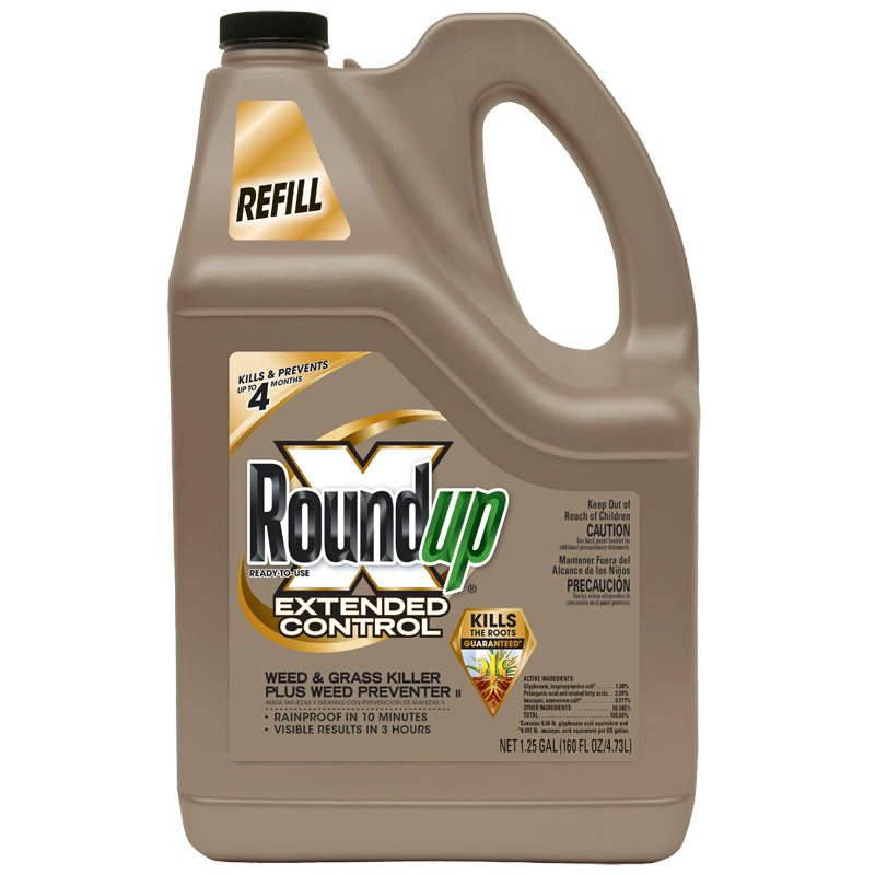 Roundup® 5708010 Ready To Use Extended Control Weed & Garden Killer, 1.25 Gallon
