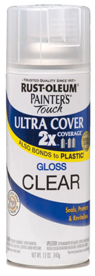 Rust-Oleum® 249117 Painter's® Touch 2x Spray Paint, 12 Oz, Gloss Clear