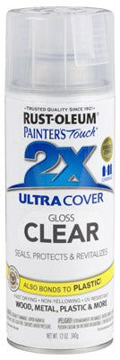 Rust-Oleum® 249117 Painter's® Touch 2x Spray Paint, 12 Oz, Gloss Clear