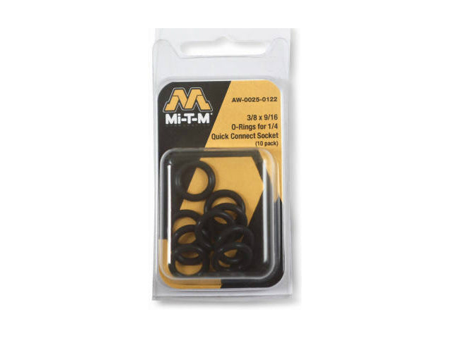 Mi-T-M® AW-0025-0122 Pressure Washer O-Ring, 10-Pack