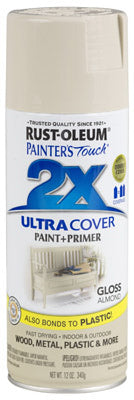 Rust-Oleum® 249125 Painter's® Touch 2x Spray Paint, 12 Oz, Gloss Almond