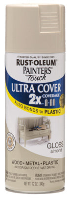 Rust-Oleum® 249125 Painter's® Touch 2x Spray Paint, 12 Oz, Gloss Almond