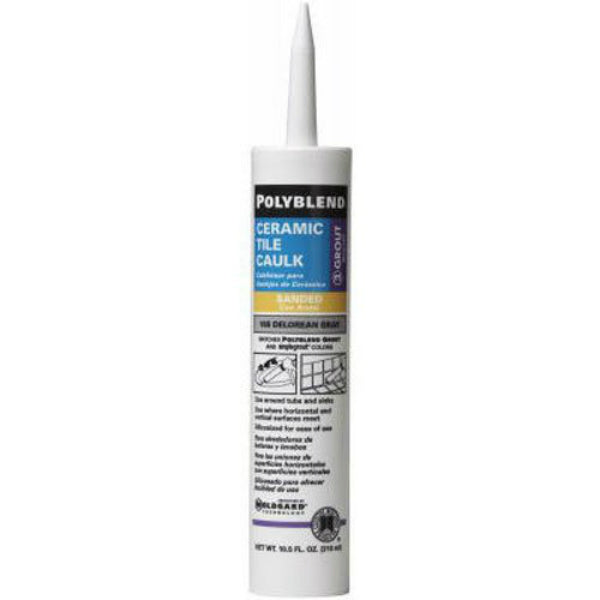 Polyblend® PC0910S-6 Ceramic Tile Caulk, #9 Natural Gray, 10.5 Oz