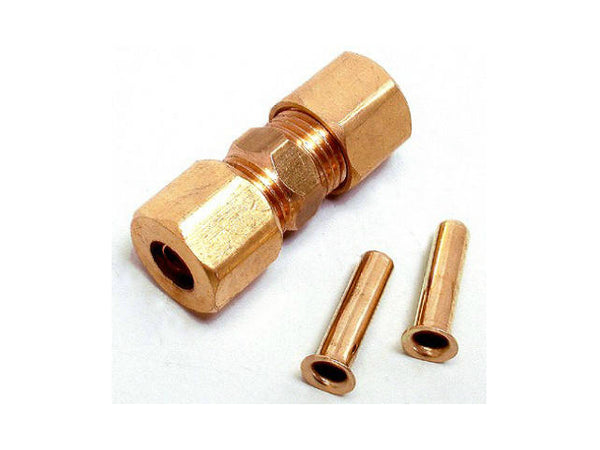 Dial Mfg 9329 Compression Union & Adapters for Copper Tube, 1/4"
