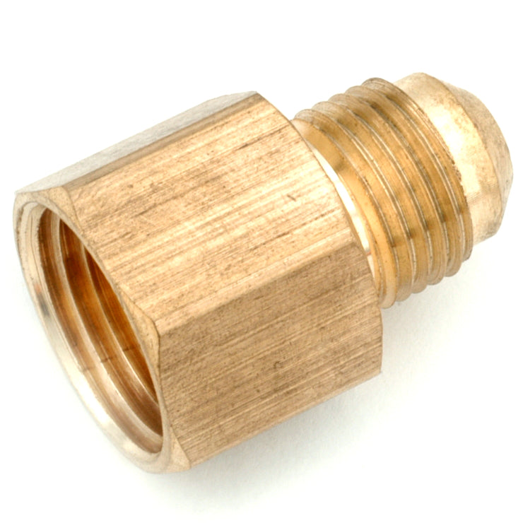 Anderson Metals 754046-0502 Lead Free Flare Connector, Brass, 5/16" x 1/8" FPT