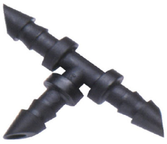 Raindrip 307010B  Barbed Tee, 1/4", 10-Pack