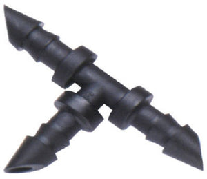 Raindrip 307010B  Barbed Tee, 1/4", 10-Pack