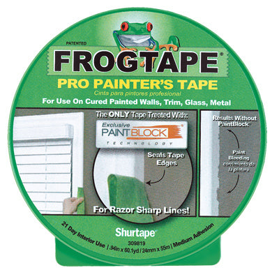 FrogTape 1358463 Pro Painter's Tape, .94" x 60 Yards