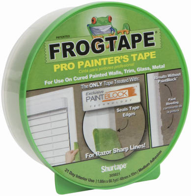 FrogTape 1358464 Pro Painter's Tape, 1.88" x 60 Yards