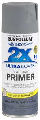 Rust-Oleum® 249088 Painter's® Touch 2x Flat Spray, 12 Oz, Gray Primer