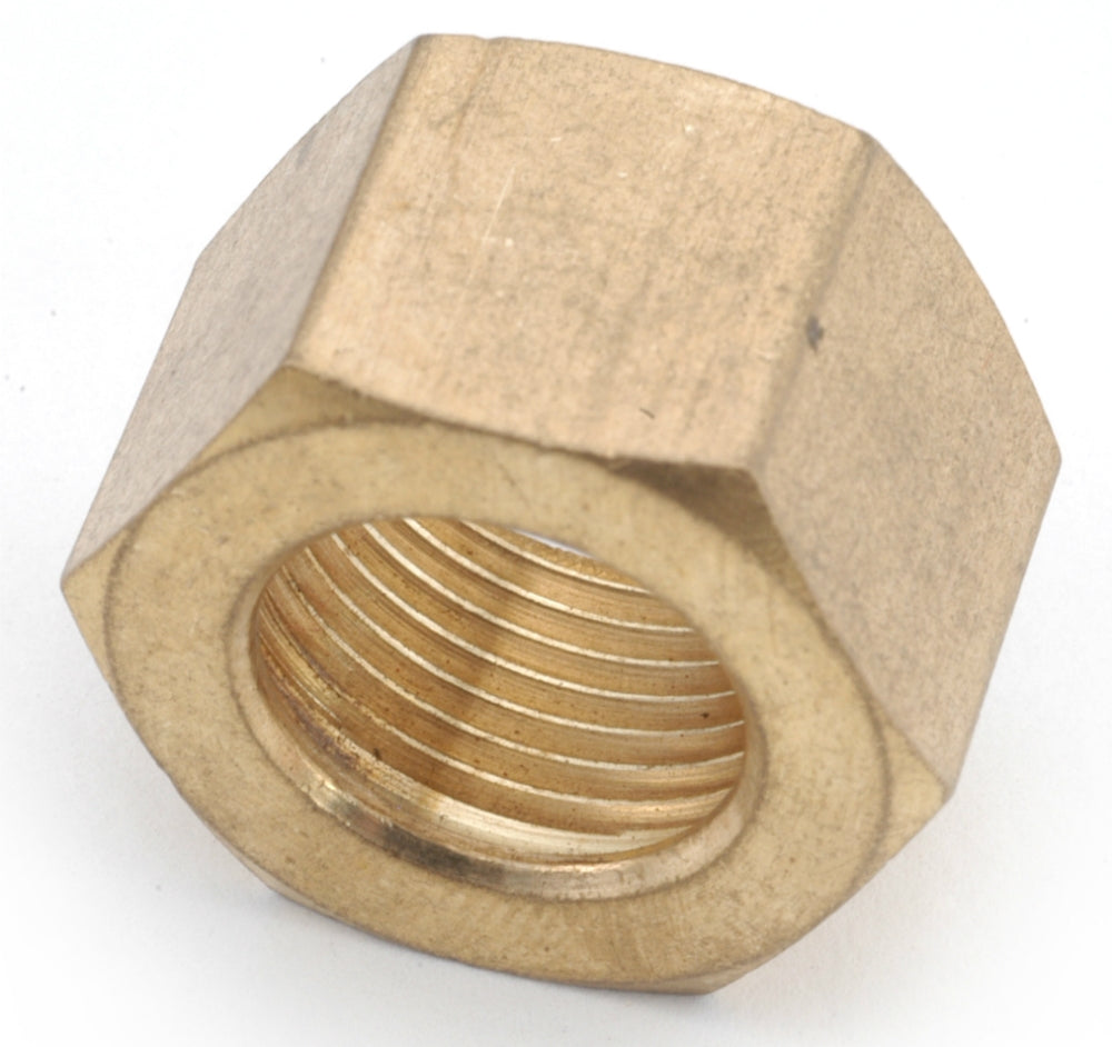 Anderson Metals 700061-06 Lead Free Compression Nut, 3/8", Brass