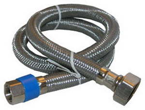 Lasco 10-0149 Faucet Connector, Stainless Steel, 3/8" x 1/2" x 48"
