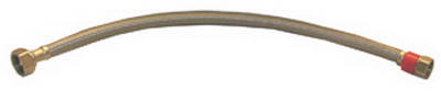 Lasco 10-0321 Faucet Connector, 1/2" x 1/2" x 20", Stainless Steel