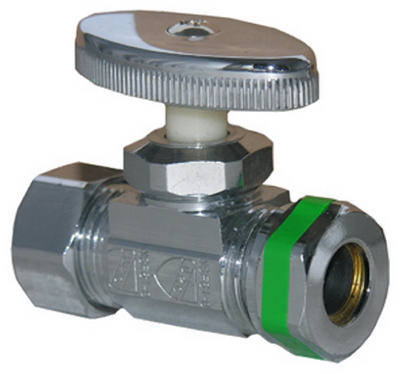 Lasco06-7289 Straight Valve, Chrome