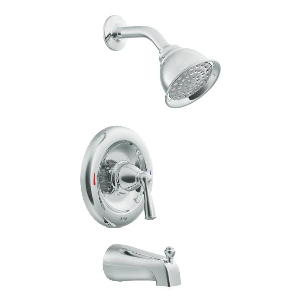 Moen 82910 Banbury Classic Posi-Temp Posi Tub/Shower Head with Valve, Chrome