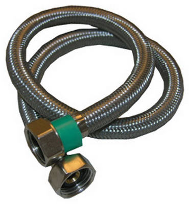 Lasco 10-0431 Faucet Connector, Stainless Steel,1/2" x 1/2" x 30"