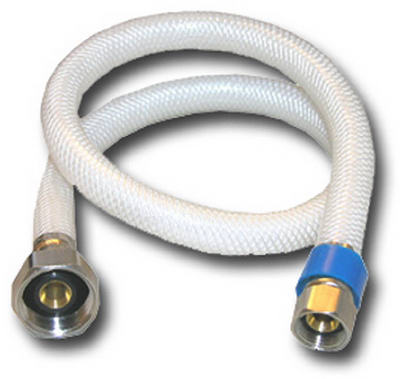 Lasco 10-2125 Flexible Poly Faucet Connector, 3/8" x 1/2" x 24"