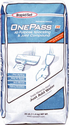 Rapid Set O25-RDC09 One Pass Joint Compound, 25 lb