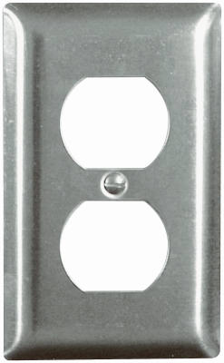 Pass & Seymour SS8CC50 Stainless Steel Duplex Wall Plate, 1 Gang