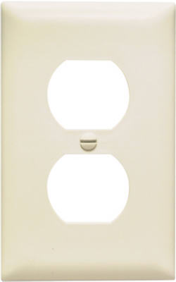 Pass & Seymour TradeMaster Wall Plate, 1 Gang, Light Almond