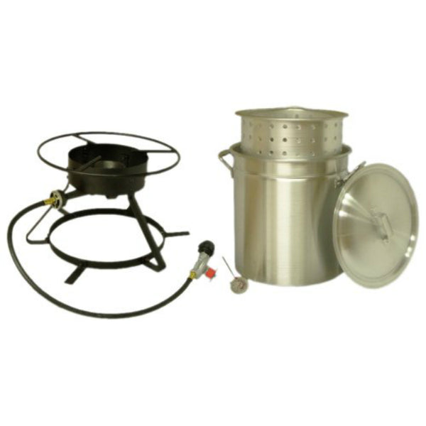 King Kooker® 5012 Bolt-Together Boiling/Steamer Outdoor Cooker Package, 12"