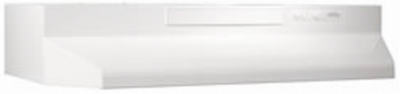 Broan F403611 Convertible Range Hood, 36", White On White