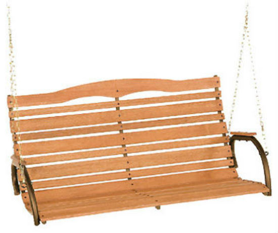Jack-Post CG-05Z Hi-Back Swing Seat with Chains, Bronze Finish