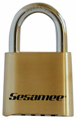 Sesamee K436 4-Dial Combination Lock, 1-7/8" Wide
