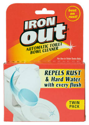 Iron Out AT12T Automatic Toilet Bowl Cleaner, 2 Pack
