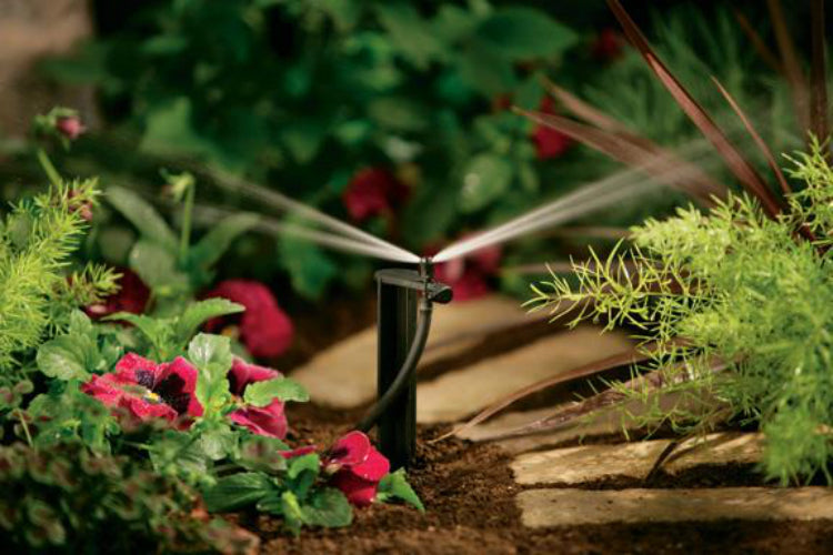 Orbit® 67135 Low Volume Strip Pattern Sprinkler Head on 12" Stake