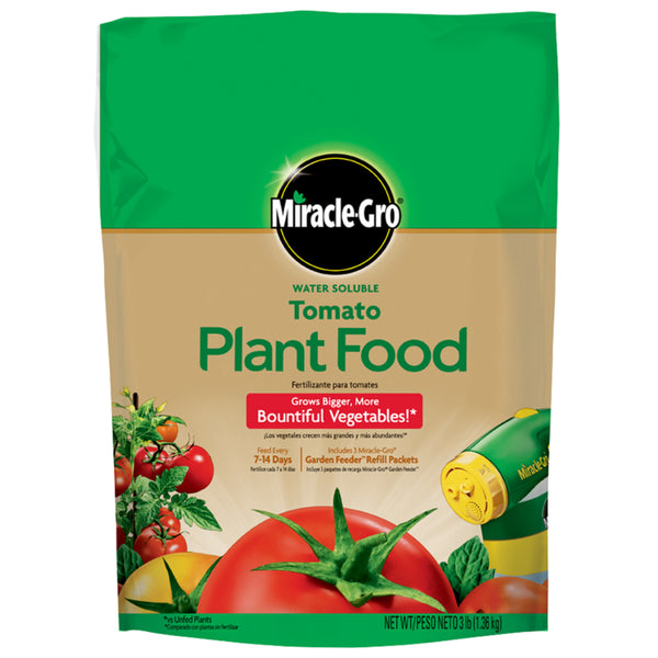Miracle-Gro® 1000441 Water Soluble Tomato Plant Food, 18-18-21, 3 Lbs