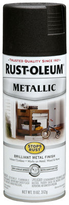 Rust-Oleum® Stops Rust® Preventative Metallic Spray Paint, 11 Oz, Oil Rubbed Bronze