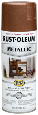 Rust-Oleum® Stops Rust® Preventative Metallic Spray Paint, 11 Oz, Vintage Copper