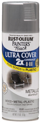 Rust-Oleum® 249128 Painter's® Touch 2x Spray Paint, 12 Oz, Aluminum