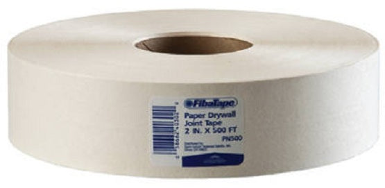 FibaTape FDW6619-U Joint Drywall Joint Tape Professional Paper, 2" x 500', White