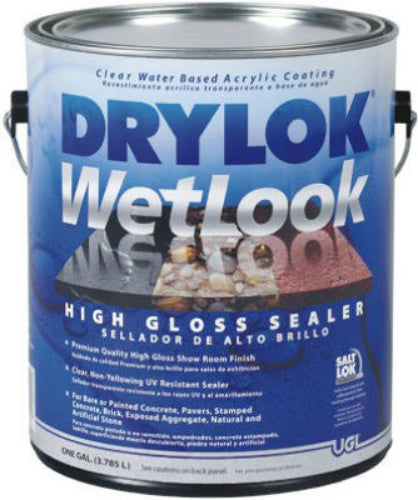 Drylok® 28913 Wetlook High Gloss Sealer, 1 Gallon, Clear