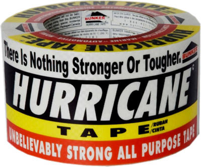 Hurricane 00101 General Purpose Tape, 3" x 60 YD