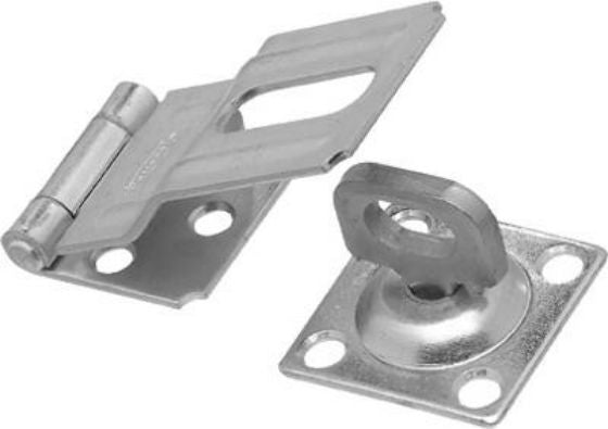 National Hardware® N348-854 Swivel Safety Hasp, Stainless Steel, 4-1/2"