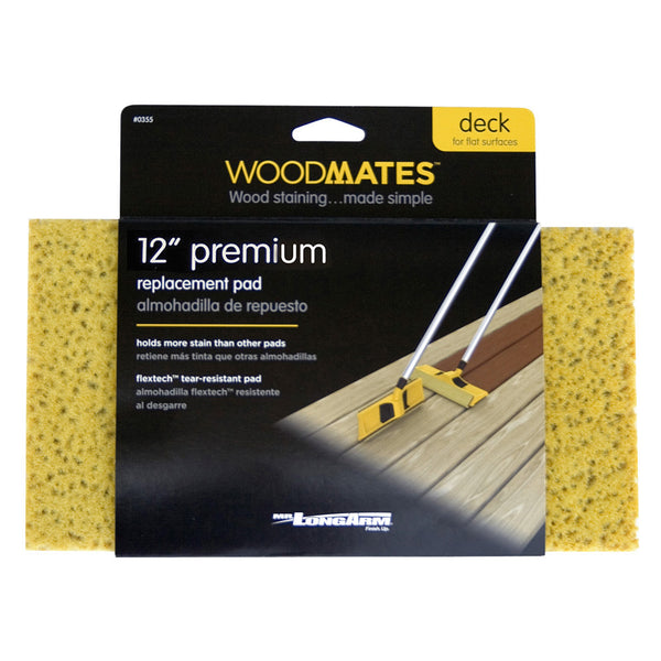 Mr LongArm® 0355 Woodmates® Premium Replacement Pad, 12"