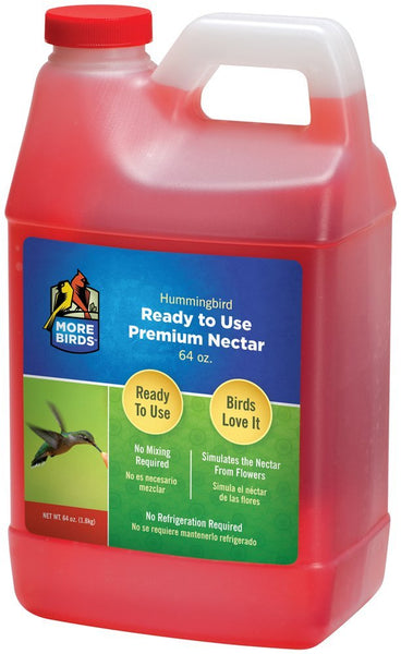 More Birds™ 55 Hummingbird Ready-To-Use Premium Nectar, 64 Oz