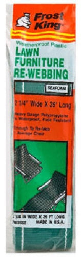 Frost King PW39G Outdoor Furniture Re-Web Kit, 2-1/4" x 39', Green