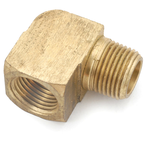 Anderson Metals 756116-02 Lead Free 90 Degree Street Elbow, Brass, 1/8"