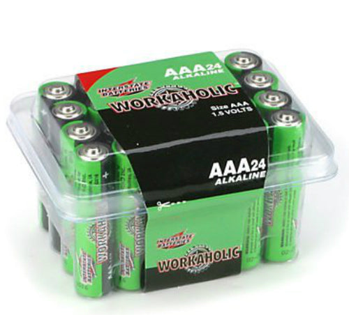 Interstate Batteries DRY0075 Workaholic "AAA" Alkaline Battery, 24-Pack