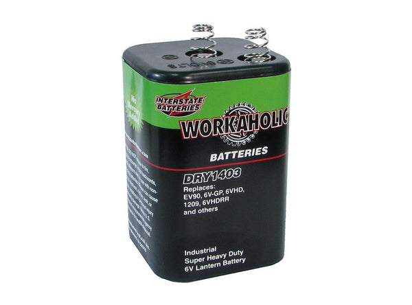 Interstate Batteries DRY1403 Heavy Duty Lantern Battery, 6V