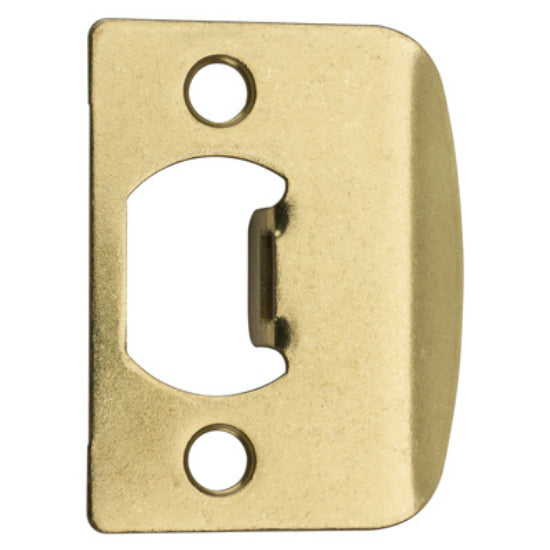 Kwikset® 3437-01-3-CP Standard Lock Strike, Polished Brass