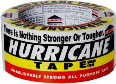 Bunker Hurricane General Purpose Tape, 2" x 20 YD